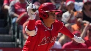 【MLB】大谷翔平、168キロ右翼線二塁打で2試合連続安打　レンドンの2点二塁打で生還