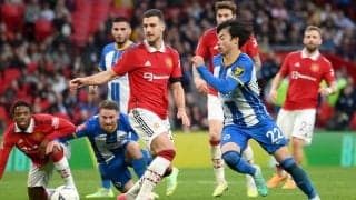 「誰も傷つかない服装で来ました！！」カミナリの2人が三笘薫フル出場のFAカップを現地観戦、その姿に反響「最大限の配慮」、「確かに誰も傷つかない」