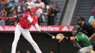 【MLB】大谷翔平、痛烈二塁打で4打数1安打　あわや頭部死球も…エ軍は延長戦惜敗で借金1