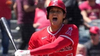 【MLB】大谷翔平が大興奮で“ピョン”　まさかのベンチ飛び出しにファン歓喜「こういうところ好き」