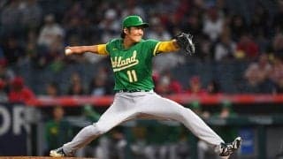 【MLB】藤浪晋太郎、初の中継ぎ登板は2回3K1失点　ベンチでは笑顔…大谷翔平には左前打浴びる