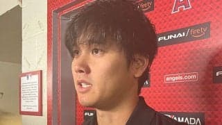 【MLB】大谷翔平、藤浪晋太郎撃ちも「球自体は強かった」　ダメ押し6号は「運もある」