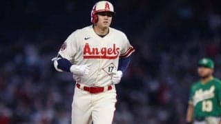【MLB】「なんてスイングだ！」　大谷翔平の高弾道アーチに米メディア騒然「ボールを破壊」