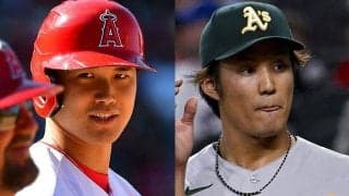 【MLB】「2人並んでると映えるな」　大谷翔平＆藤浪晋太郎…同級生コンビが「いい笑顔」