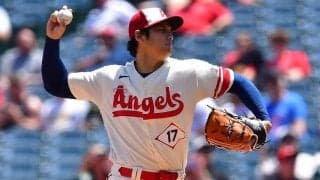 【MLB】大谷翔平、4勝目の権利　6回8K3安打5失点で降板、今季最速163キロで防御率1.85