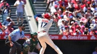 【MLB】大谷翔平、6回5失点も今季4勝目　単打、二塁打、三塁打…第5打席の“大飛球”に本拠地ファン熱狂