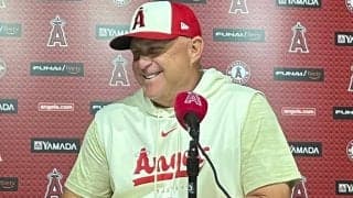 【MLB】大谷翔平の大飛球に「頭よぎった」　エ軍指揮官、“偉業”逃すも絶賛「今までにいない」