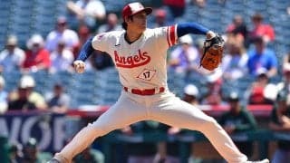 【MLB】大谷翔平の凄すぎる記録ラッシュ　被安打3以下は最長タイ、被打率は過去108年で最低