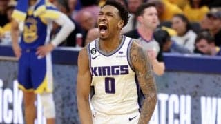 モンク、フォックスコンビが54得点でウォリアーズ圧倒…キングスがシリーズをタイに