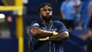 【MLB】メキシコの“HR強奪男”が「また捕った」　超絶キャッチ＆腕組みパフォは「WBCで見た」