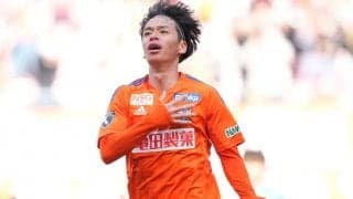 「どーやって蹴ったん」「何が見えてるんだ」新潟・伊藤涼太郎がまた魅せた！GKとの駆け引き制した技あり\"コロコロFK\"「技術力が高すぎる」「心理戦さすが」