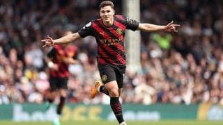 8連勝のシティがついに首位浮上！　後半失速もアルバレス躍動にハーランドがPLシーズン最多ゴール記録に並ぶ《プレミアリーグ》