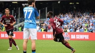 ナポリ、終盤被弾で悲願のスクデットは次節以降にお預け《セリエA》