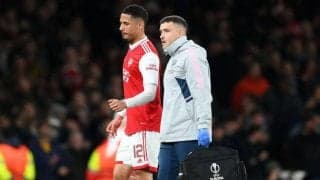 「明日の試合には関与しない」アーセナル主力DFサリバの復帰にはまだ時間がかかる