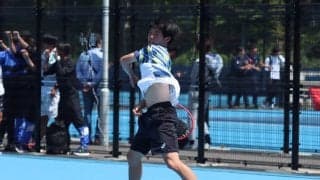 新しくなった有明で春関開幕！　男子単２人、女子単６人、男子複２組が２回戦へ