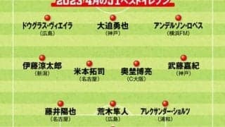Ｊリーグ４月のベストイレブンを独自選考 「屈指のクオリティ」「他を圧倒する存在感」「手がつけられない破壊力」を見せた選手たちは誰か
