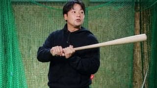 体の開きを抑えるために重要な「前膝」　大阪桐蔭の元主将が伝授…効果的な練習法