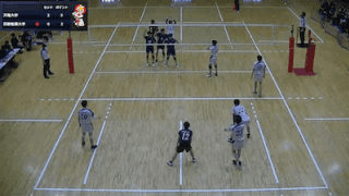 関西大学バレーボール連盟 男子1部春季リーグ戦 Aコート【見逃し配信】
