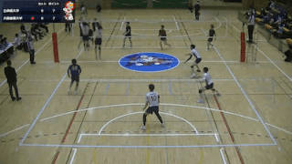 関西大学バレーボール連盟 男子1部春季リーグ戦 Bコート【見逃し配信】