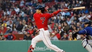 【MLB】特大フェンスの上部直撃「ほとんどHR」　吉田正尚を地元放送局絶賛「素晴らしい働き」