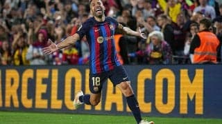 ジョルディ・アルバが値千金の土壇場決勝点！　10人オサスナの堅守に大苦戦もバルセロナが連勝でプリメーラ制覇へ大きな勝ち点3《ラ・リーガ》