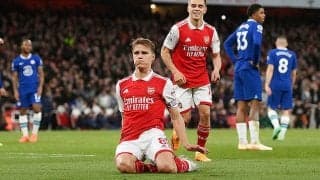 アーセナルが泥沼チェルシーに完勝で5戦ぶり白星！　主将ウーデゴールが殊勲の2ゴールで暫定首位に返り咲く《プレミアリーグ》