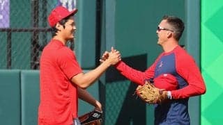 【MLB】ヌートバーが「日本流の礼儀でリスペクト」　ファン注目…大谷翔平と再会の“瞬間”