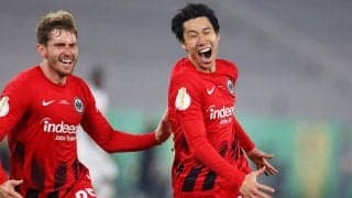 「長谷部→鎌田のホットライン」「うますぎ」鎌田大地が約3カ月ぶりの技ありゴール、チームは決勝に進出「タイトルの置き土産を」