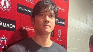 【MLB】大谷翔平、ヌートバーから3打席連続K「思い通り投球できた」　5回4失点は「反省」