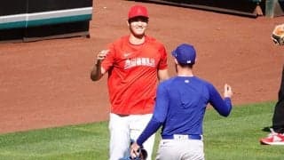 【MLB】大谷翔平の“ニコニコ”が「すごく嬉しそう」　野球でつながる再会劇「とても素敵」