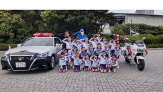 「マリーンズ・ダンスアカデミー」が交通安全普及活動　千葉西警察とコラボダンス