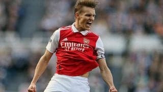 両守護神躍動で拮抗した上位対決はウーデゴール鮮烈ミドルのアーセナルに軍配！　難敵ニューカッスル撃破でシティとの1pt差維持《プレミアリーグ》