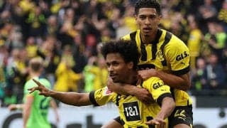 三日天下のドルトムント、ヴォルフスブルクに6発圧勝でバイエルンを1pt差で追走《ブンデスリーガ》