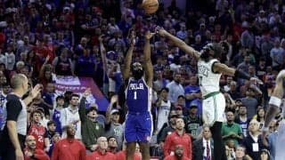 シクサーズがOTの末セルティックスに辛勝…ハーデンが42得点を挙げてシリーズをタイに