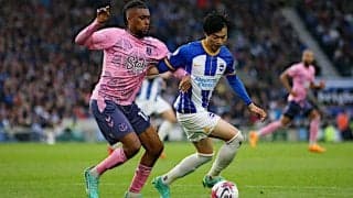 三笘フル出場のブライトンが降格圏に沈むエバートンに痛恨の大敗…《プレミアリーグ》