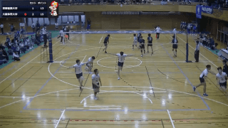 関西大学バレーボール連盟 男子1部春季リーグ戦 Aコート【見逃し配信】