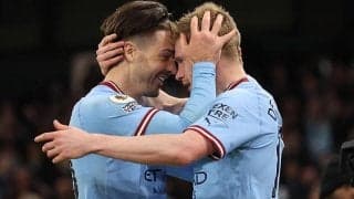 「明らかに興奮している」強烈ミドルのデ・ブライネを同僚グリーリッシュが絶賛