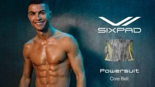 「C・ロナウド×SIXPAD」、体幹を鍛える「SIXPAD Powersuit Core Belt 」のカラーバリエーションが発売！