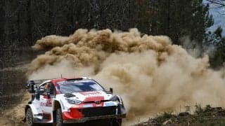 WRCポルトガル：波乱の競技初日を終えてトヨタのカッレ・ロバンペラがトップ、勝田はマシントラブルからリタイア