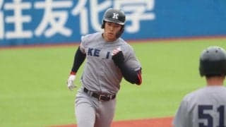 ９回に同点タイムリー　土壇場で引き分けに持ち込む／立大１回戦