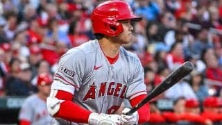 【MLB】大谷翔平の“ボール球打ち”に解説仰天「なんてスイングだ！」　軽々二塁打にニヤリ