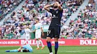 フィデル弾に沈んだ低調アトレティコが最下位エルチェに痛恨の敗戦…《ラ・リーガ》