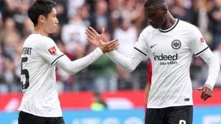 【ブンデスリーガ日本人】鎌田や堂安、浅野らが先発！ フランクフルトは鎌田のPK弾などで11試合ぶり白星！