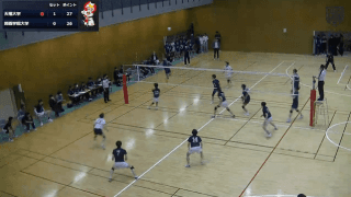 関西大学バレーボール連盟 男子1部春季リーグ戦 Aコート【見逃し配信】