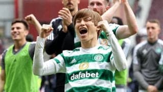 リーグ戦24ゴール、セルティックFW古橋亨梧がファン選出のMVPを受賞！ 中村俊輔以来、日本人2人目の受賞