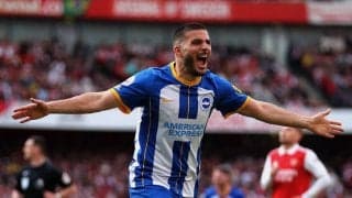 「腕ふっと」アーセナルを沈めた三笘の同僚FWウンダブの力こぶポーズが反響！「ゴツくてすき」