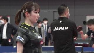 【世界卓球】黄金世代・早田ひな ＆ 新世代・張本美和｜卓球日本代表公開練習 