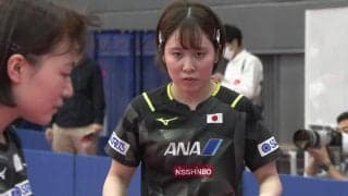 【世界卓球】平野美宇 17年銅メダル超え誓う｜卓球日本代表公開練習 
