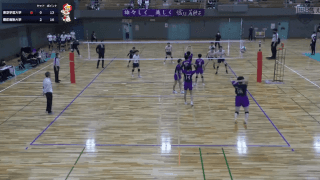 関東大学バレーボール連盟 男子1部春季リーグ戦 Aコート【見逃し配信】