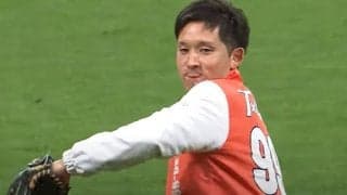 “連投”杉谷氏は「フォームきれい」　新庄監督も笑顔…独り始球式が「かっこいい」